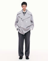 Pinstripe Trench Coat