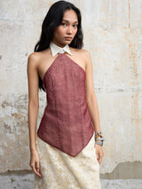 VIETNAMESE TRADITIONAL HALTER TOP
