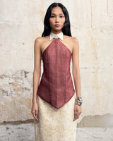 VIETNAMESE TRADITIONAL HALTER TOP