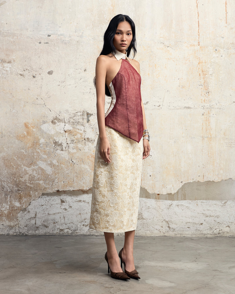 VIETNAMESE TRADITIONAL HALTER TOP