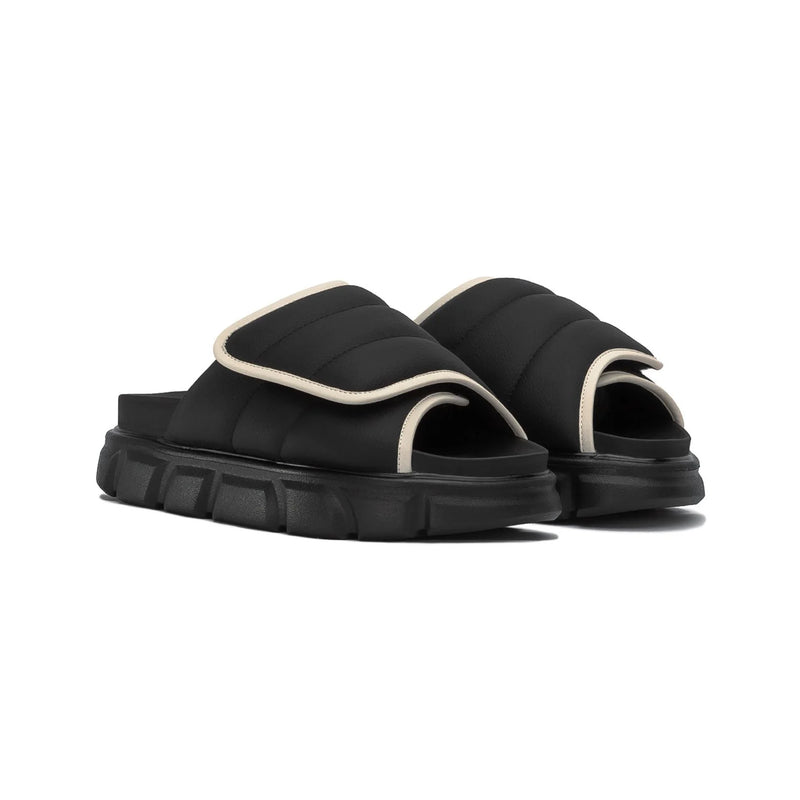 the-larva-wolf-black-cream-sandals thewolf astoud
