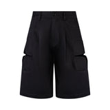 black-3d-cement-tiles-cargo-short saomai homme astoud