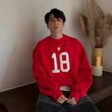 SW9 - Balance Number Sweater - Fire Red