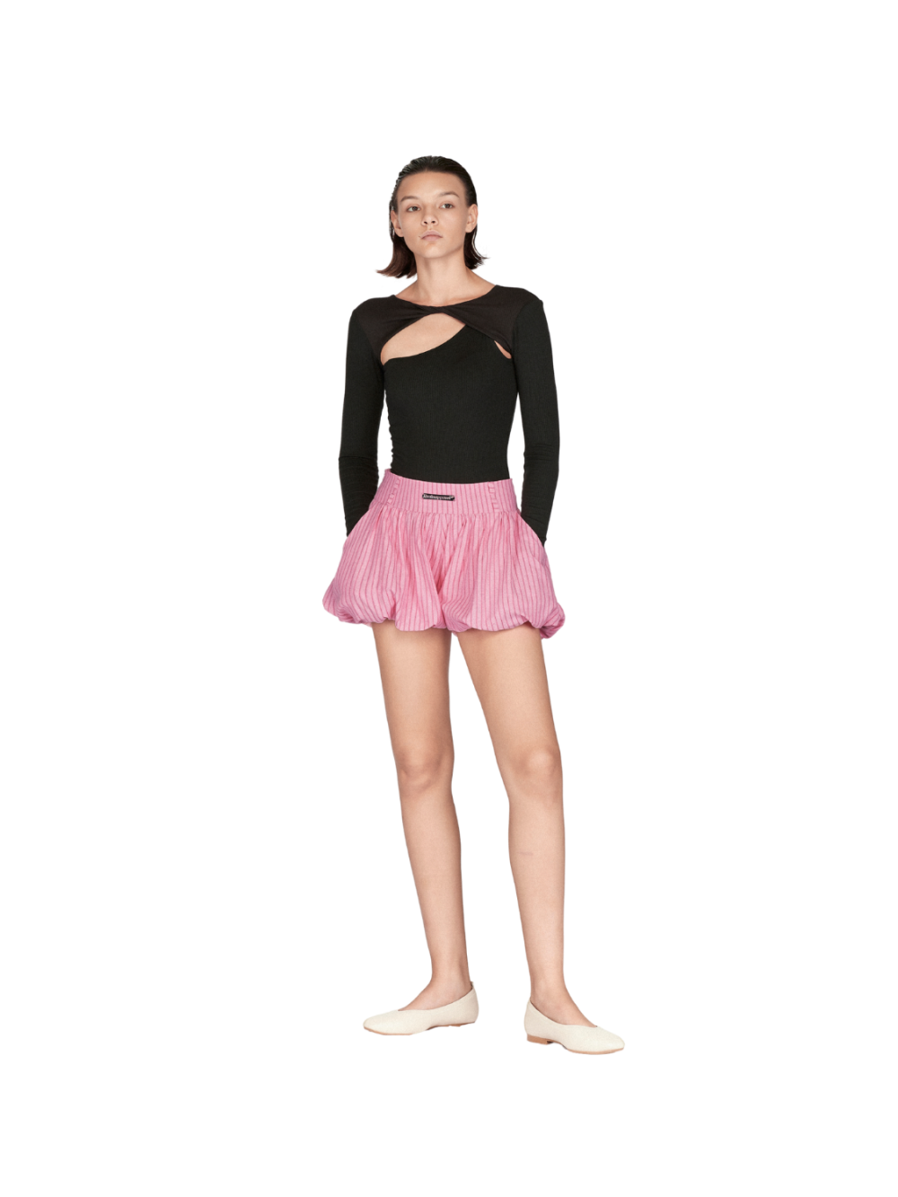 Metal Logo Pumpkin Shorts