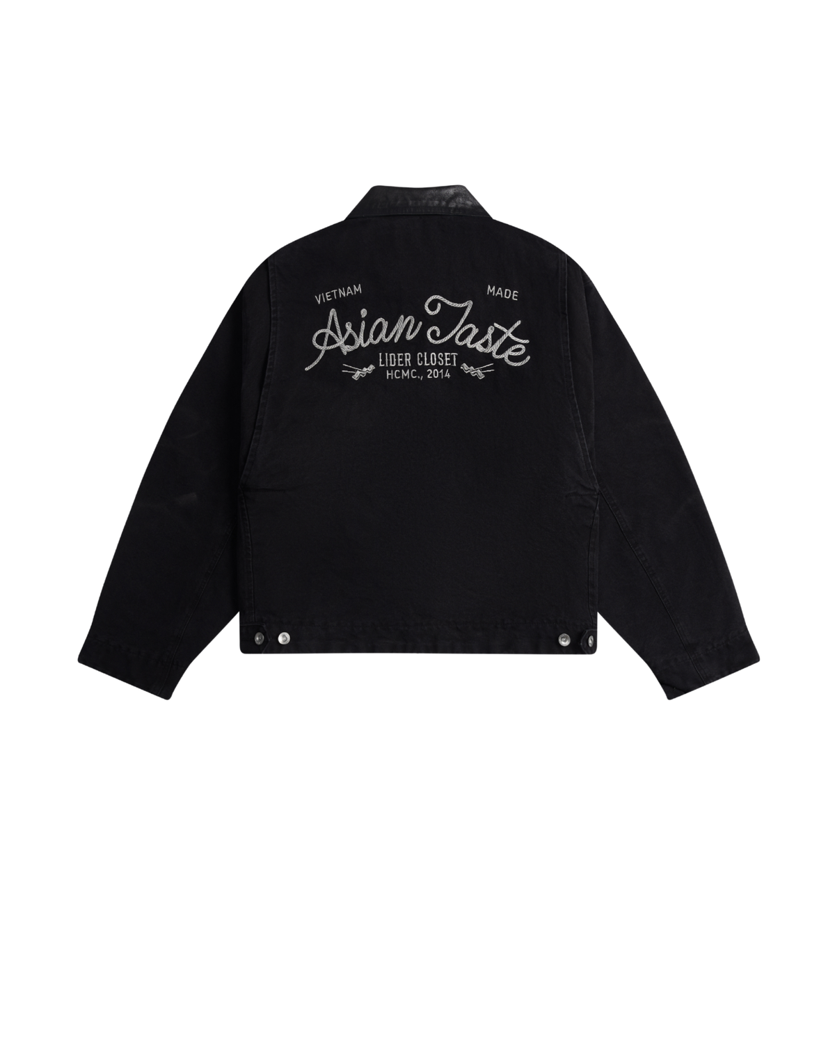 BLACK SESAME ASIAN TASTE DENIM JACKET