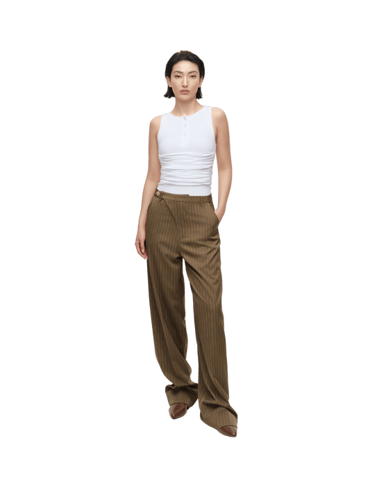 Draped Waist Tank Top