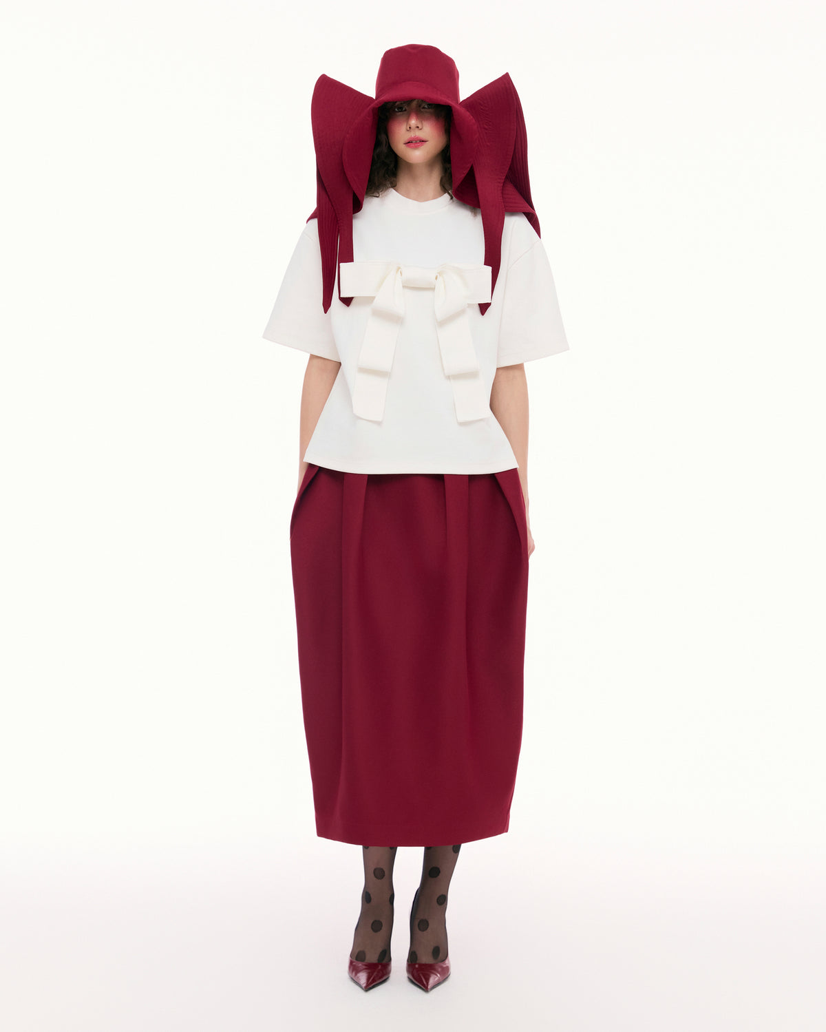 Red Bud Layer Skirt