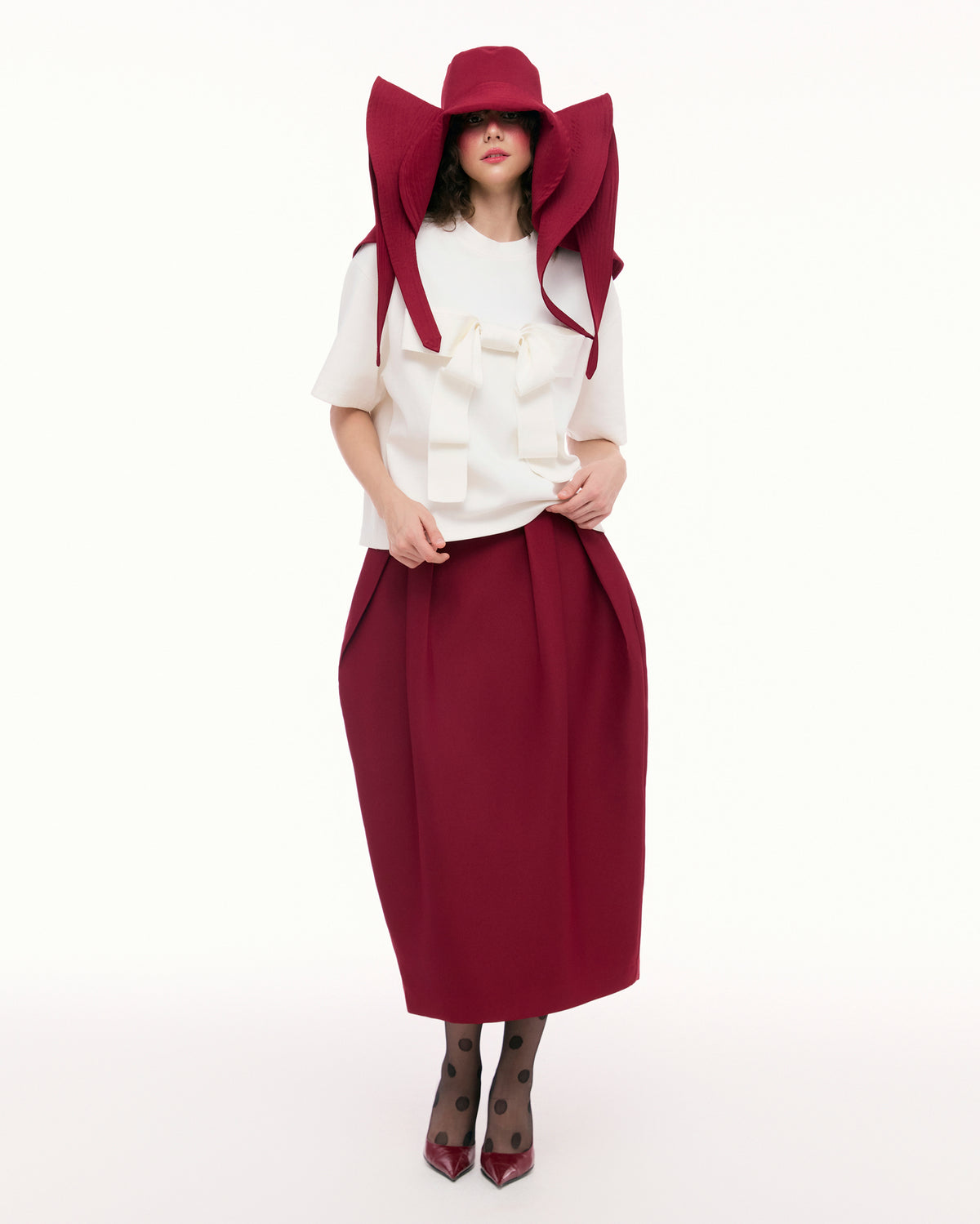 Red Bud Layer Skirt