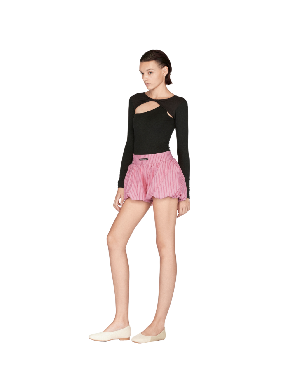 Metal Logo Pumpkin Shorts