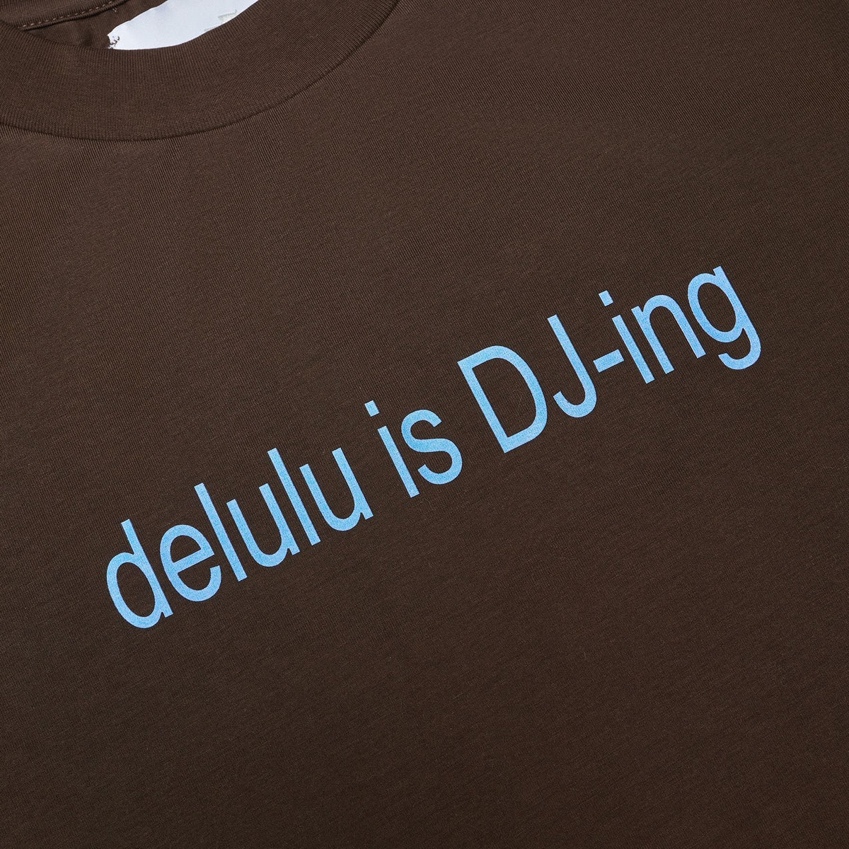 Brown Core Delulu Tee