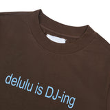 Brown Core Delulu Tee