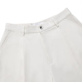 White Midday Miles Khaki Shorts