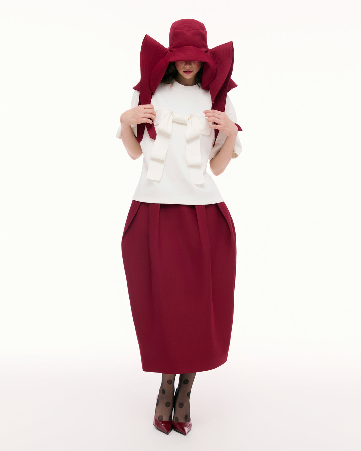 Red Bud Layer Skirt