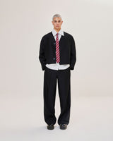 Black Wide Tube Pants Caotus Astoud