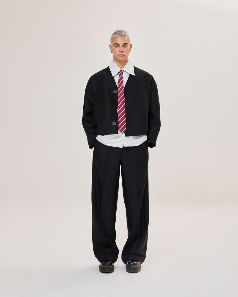 Black Wide Tube Pants Caotus Astoud