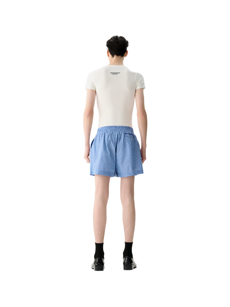 Black Slim Fit Short Sleeve Top