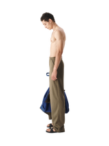 Striped Tilted Waist Trousers