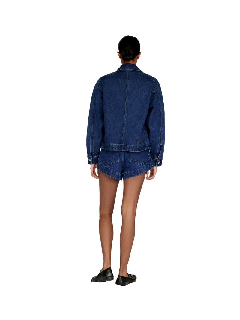 Zipper Denim Jacket