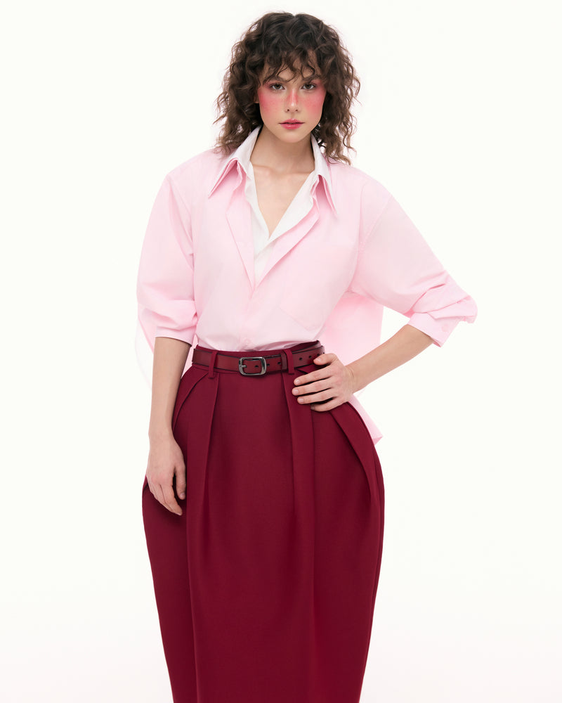 Red Bud Layer Skirt