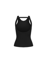 White LÀMINAPPAREL Low Back Tank Top
