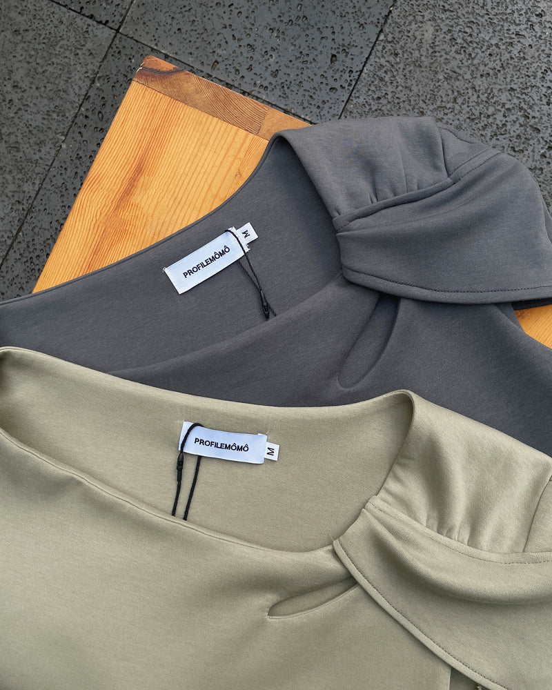 VAN VUONG TOP - GREY