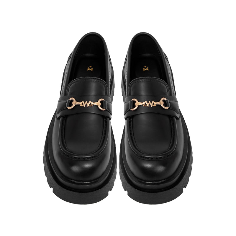 the-chunky-wolf-ss24-black-loafer the wolf astoud