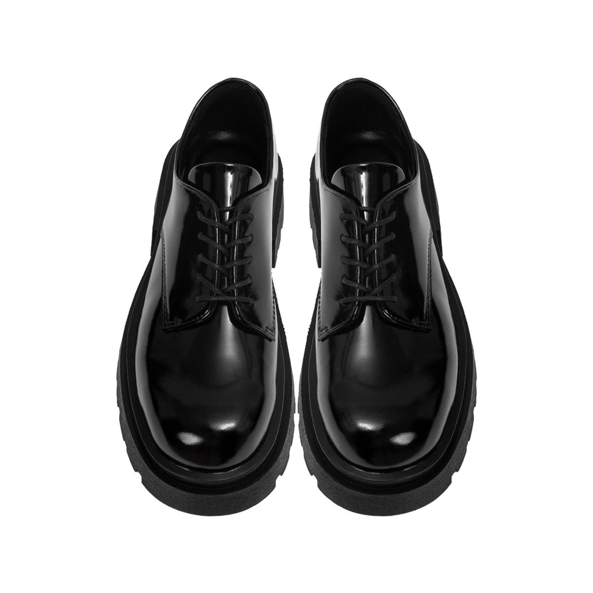 the-chunky-wolf-ss24-shiny-black-derby the wolf astoud
