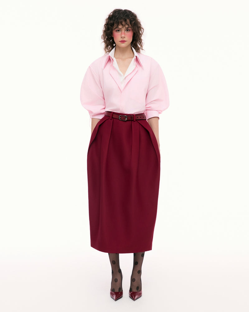 Red Bud Layer Skirt