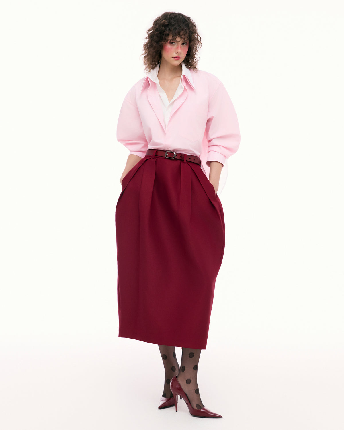 Red Bud Layer Skirt