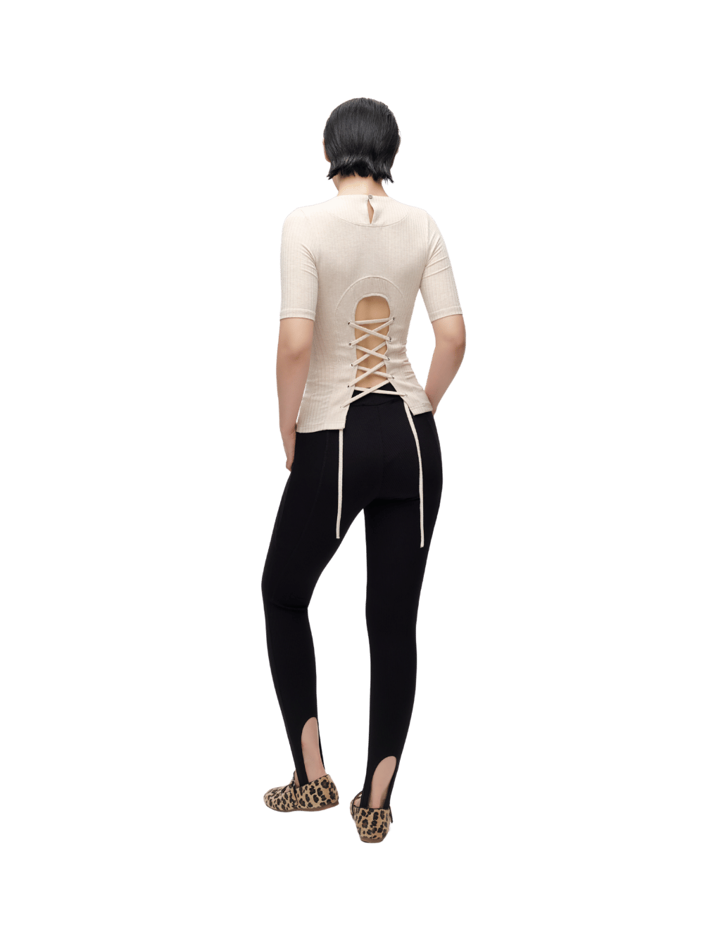 Curved Back Top