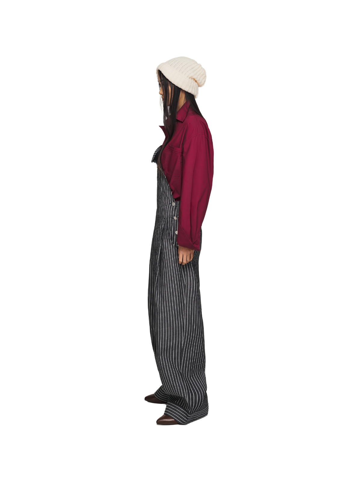 Striped Overalls