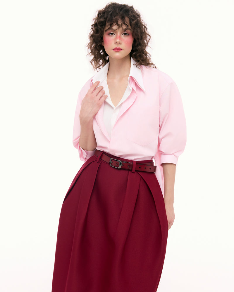 Red Bud Layer Skirt