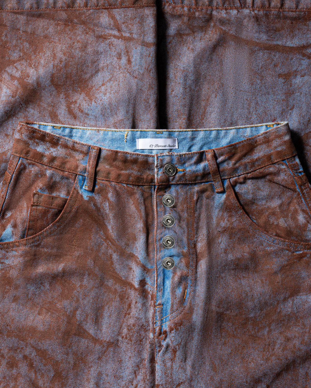 BLACK DUNE DRIFT BAGGY JEANS