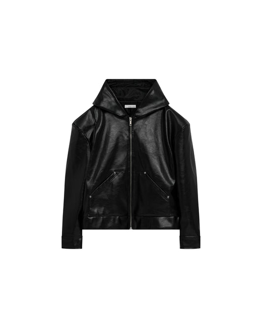 2002 Leather Hoodie