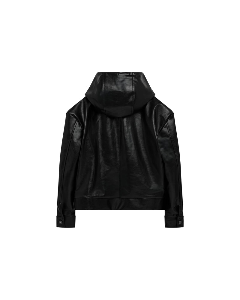 2002 Leather Hoodie