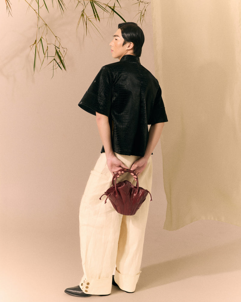 Black Ao dai Dinh Dong