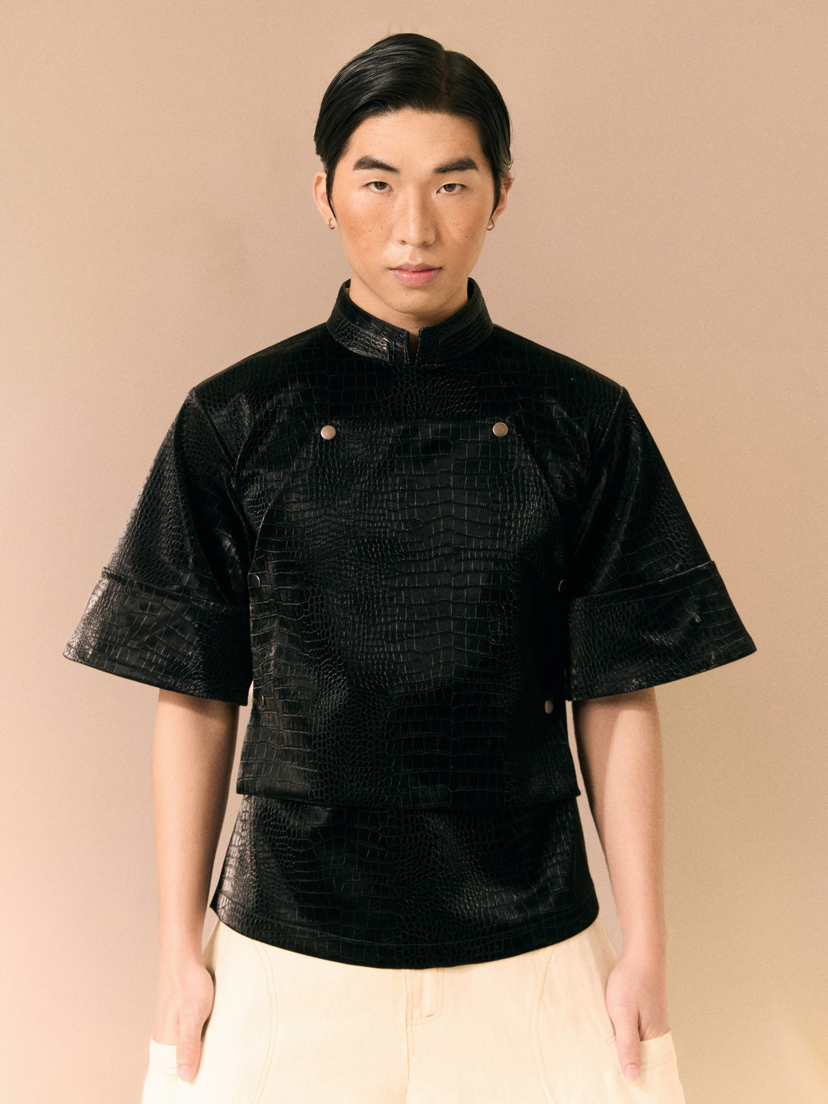 Black Ao dai Dinh Dong