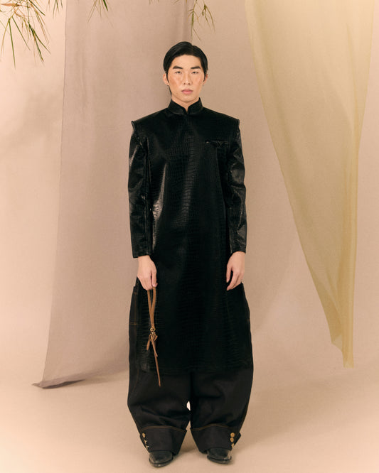 Black Ao Dai Dong Quan