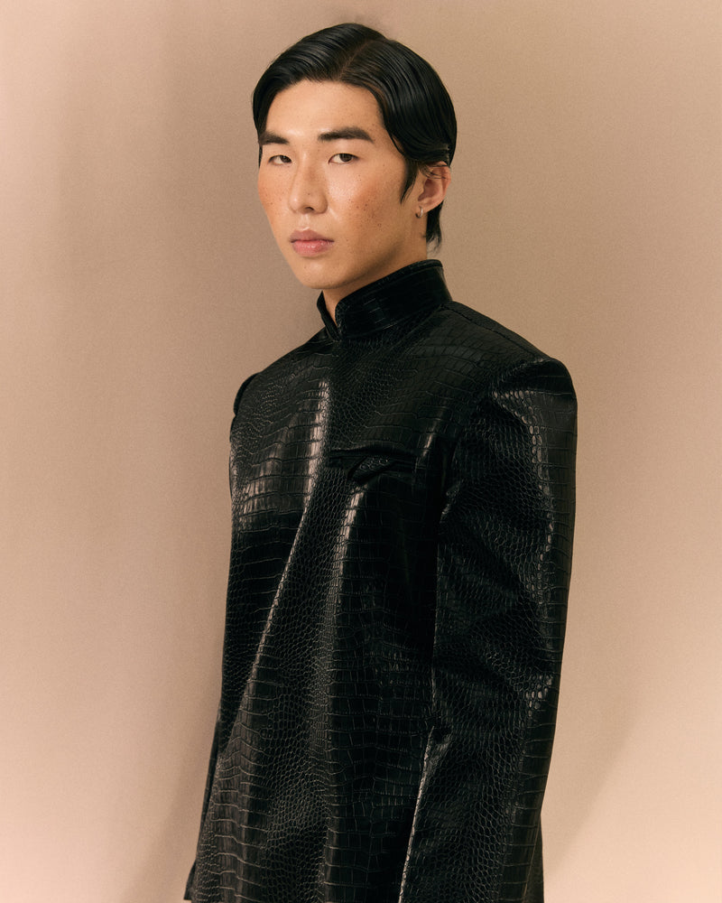 Black Ao Dai Dong Quan