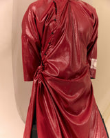 Red Ao dai Thuong Ho