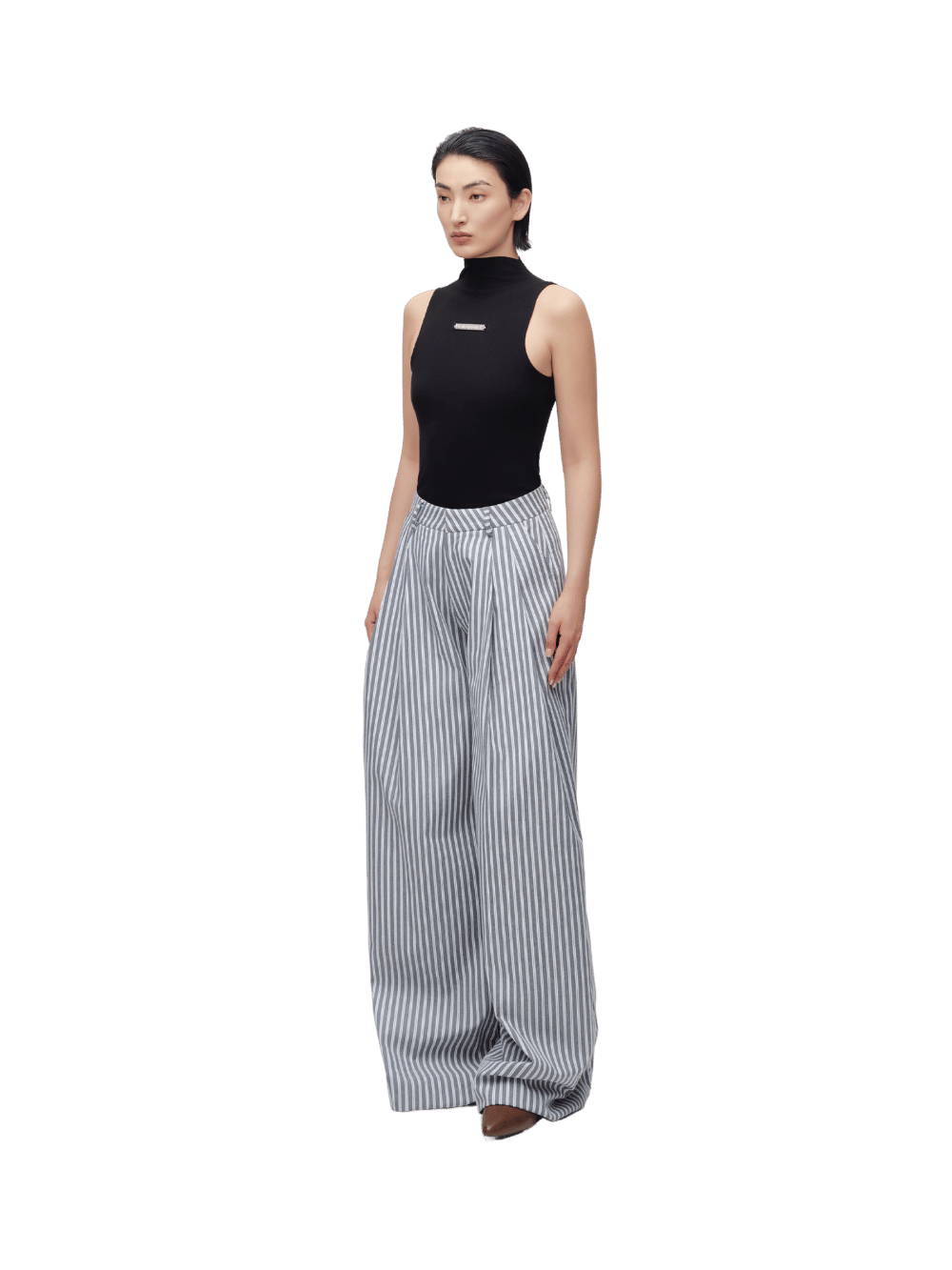 Striped Baggy Trousers