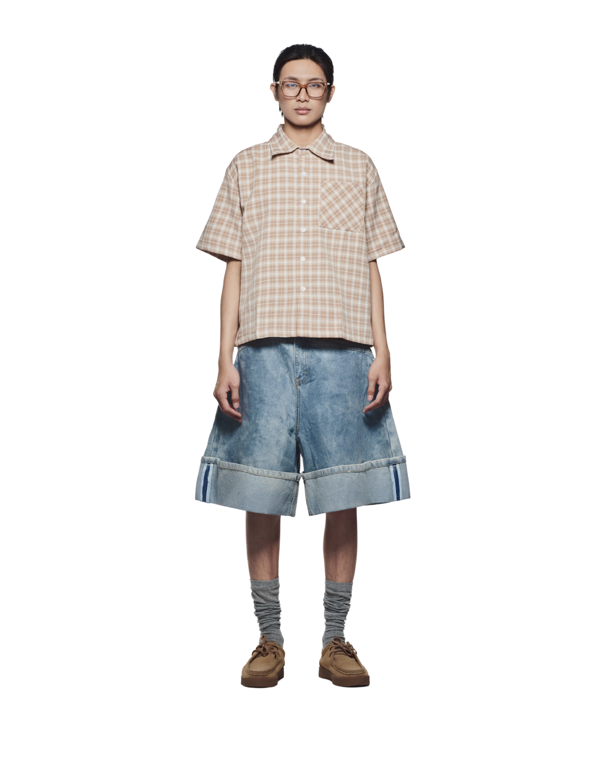 Checked Ginger Caroline Boxy Shirt 2.0