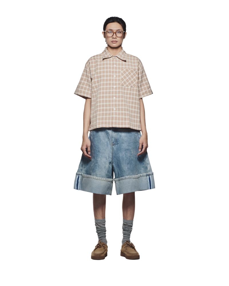 Checked Ginger Caroline Boxy Shirt 2.0