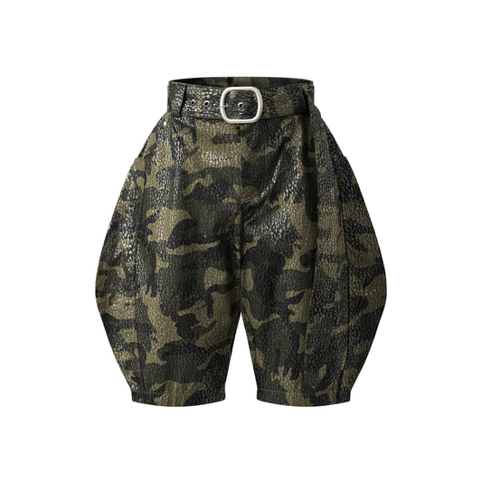 Heino - Waxed Camo Jorts