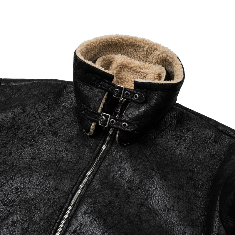 EDRAS - FAUX SHEARLING PILOT JACKET
