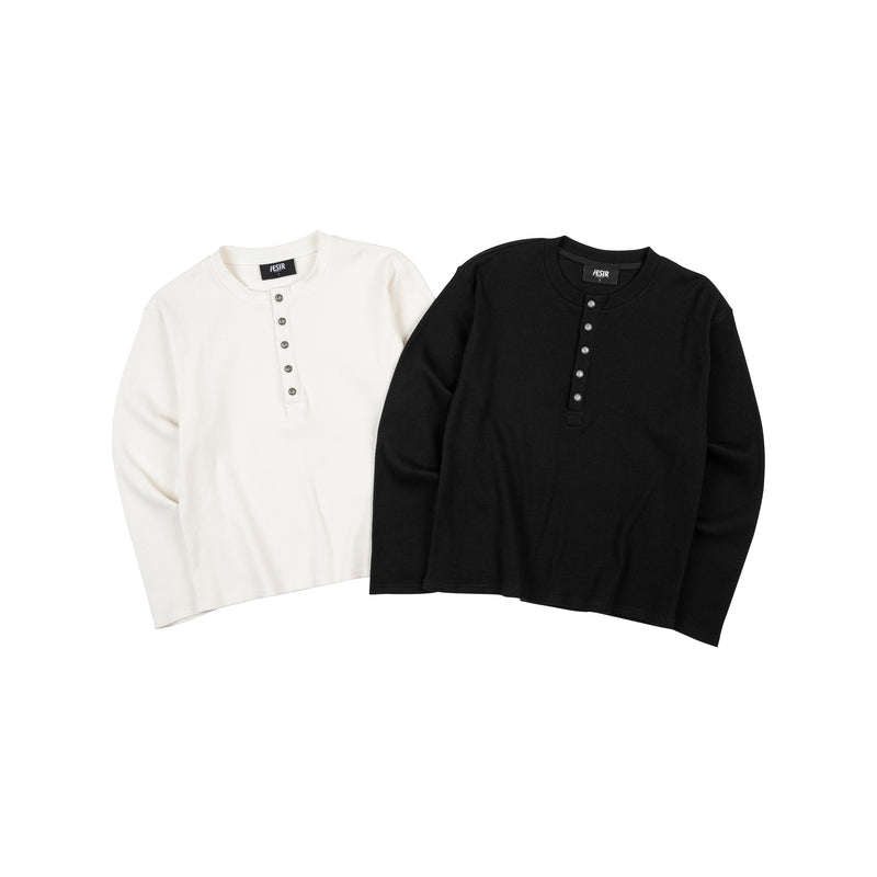 Black Button Long Sleeves aesir astoud