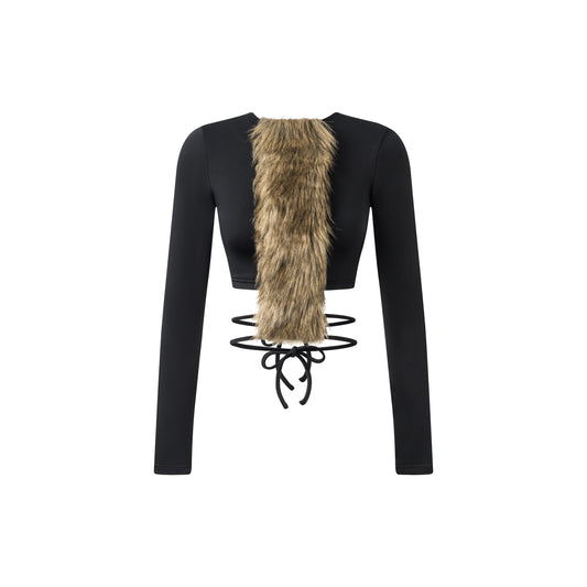 marja-long-sleeve-fur-top aesir astoud