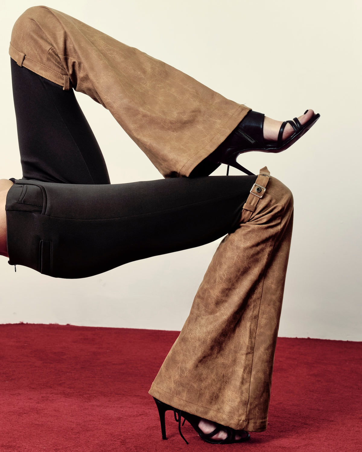 Vegara - Faux-leather Boot Leggings