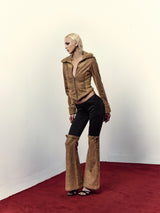 Vegara - Faux-leather Boot Leggings