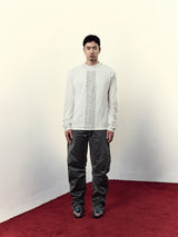 LYRICS DOUBLE-LAYER LONG SLEEVE TEE